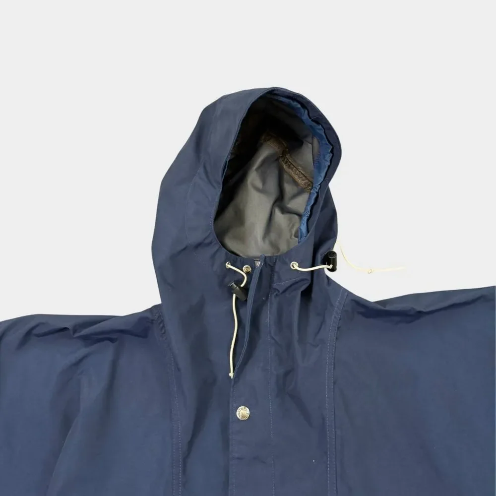 Vtg North Face Brown Label Gore-Tex Mountain Parka Jacket USA Made Blue Mens M